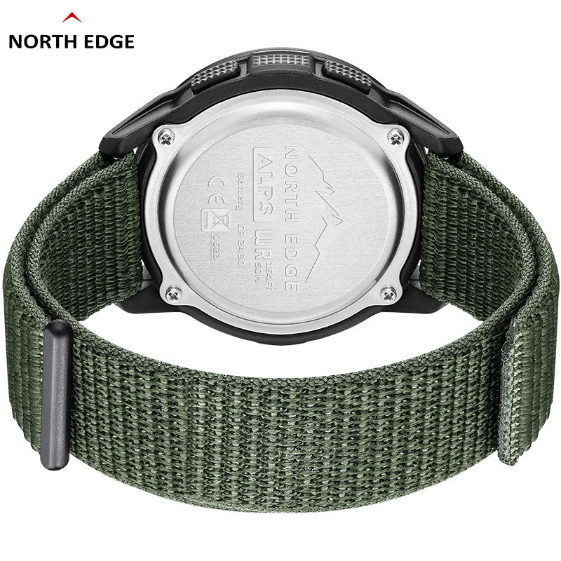 NORTH EDGE ALPS Men's Digital Carbon fiber Watch.