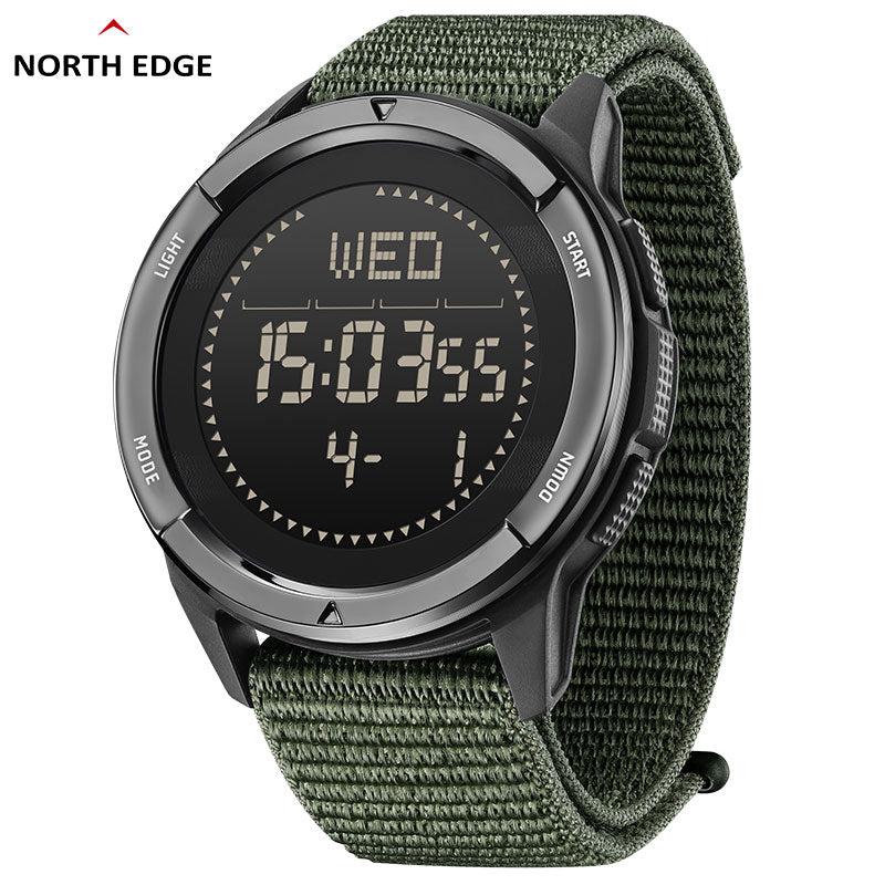 NORTH EDGE ALPS Men's Digital Carbon fiber Watch.