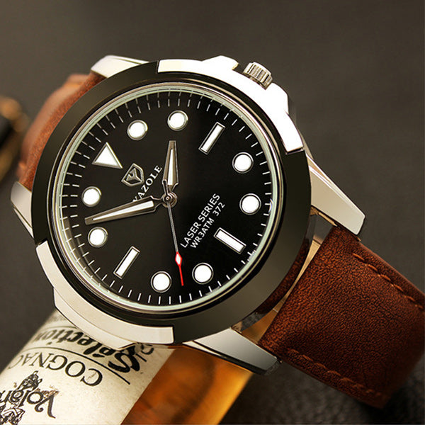 YAZOLE 372 Waterproof Men's Quartz Watch