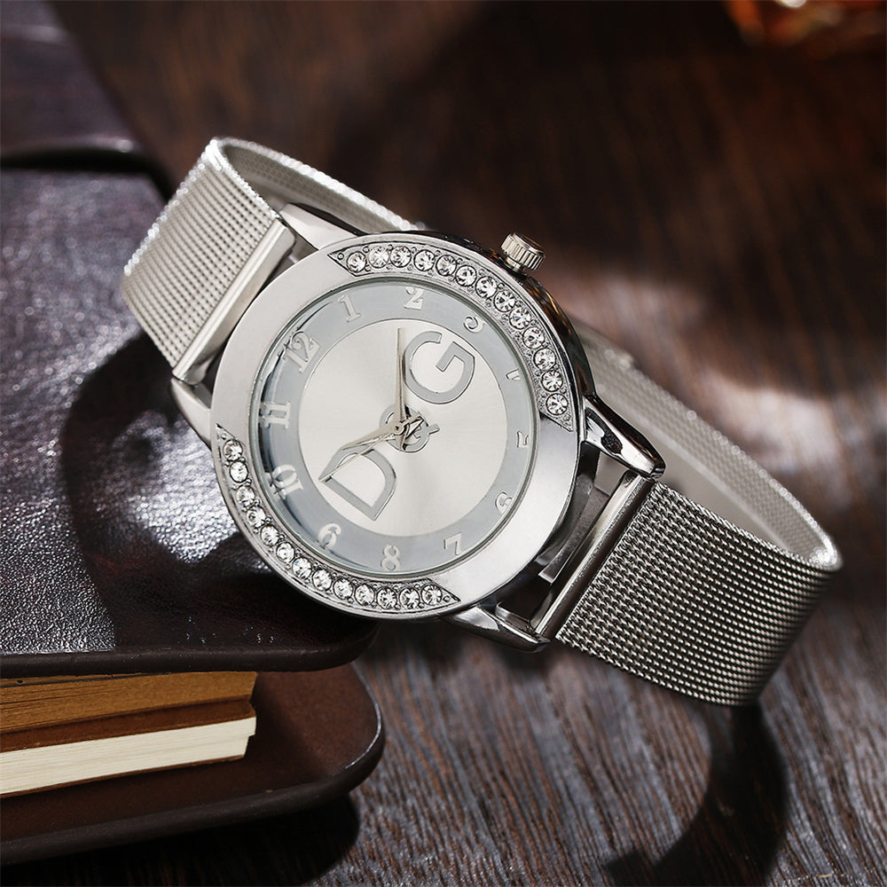DQG Women's Starry Sky Diamond-encrusted Quartz Watch