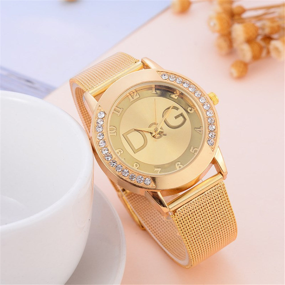 DQG Women's Starry Sky Diamond-encrusted Quartz Watch