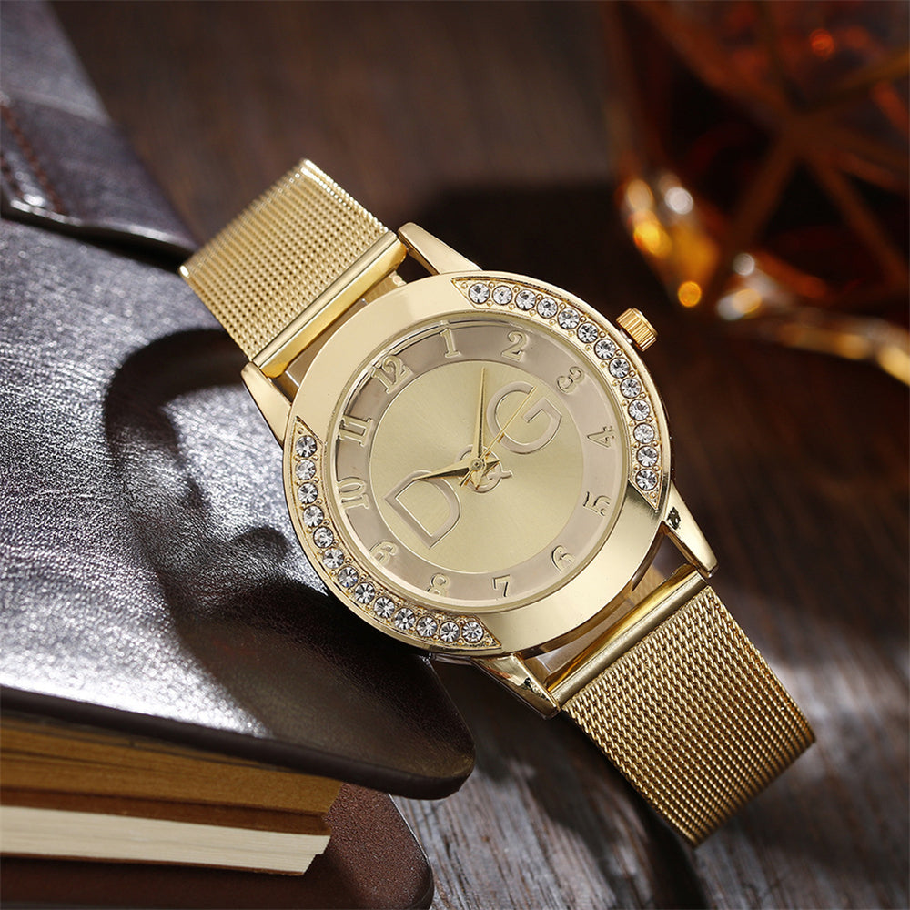 DQG Women's Starry Sky Diamond-encrusted Quartz Watch