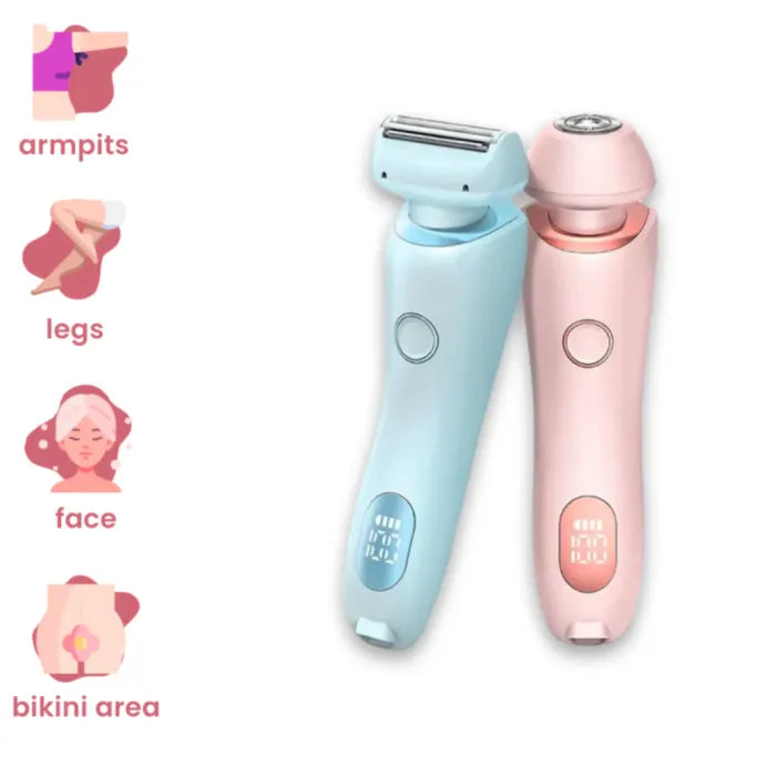 Electric Foil Shaver for Women, Stainless Steel Blade, USB Rechargeable, Wet/Dry Use, 800mAh Battery, 30-45 Min Runtime, Washable Razor, for Full Body Hair Removal - Underarm, Leg, Face, Bikini Area
