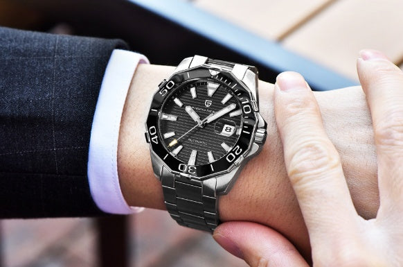 PAGANI DESIGN Men’s Automatic Dive Watch Men's Self-winding mechanical movement Watches