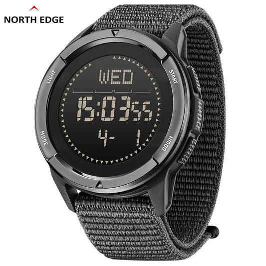NORTH EDGE ALPS Men's Digital Carbon fiber Watch.