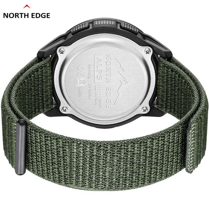 NORTH EDGE ALPS Men's Digital Carbon fiber Watch.