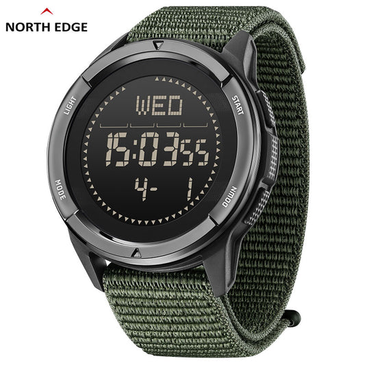 NORTH EDGE ALPS Men's Digital Carbon fiber Watch.