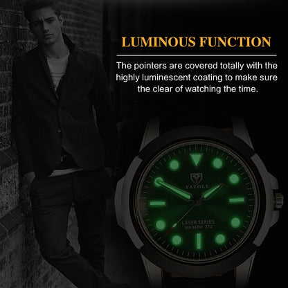 YAZOLE 372 Waterproof Men's Quartz Watch
