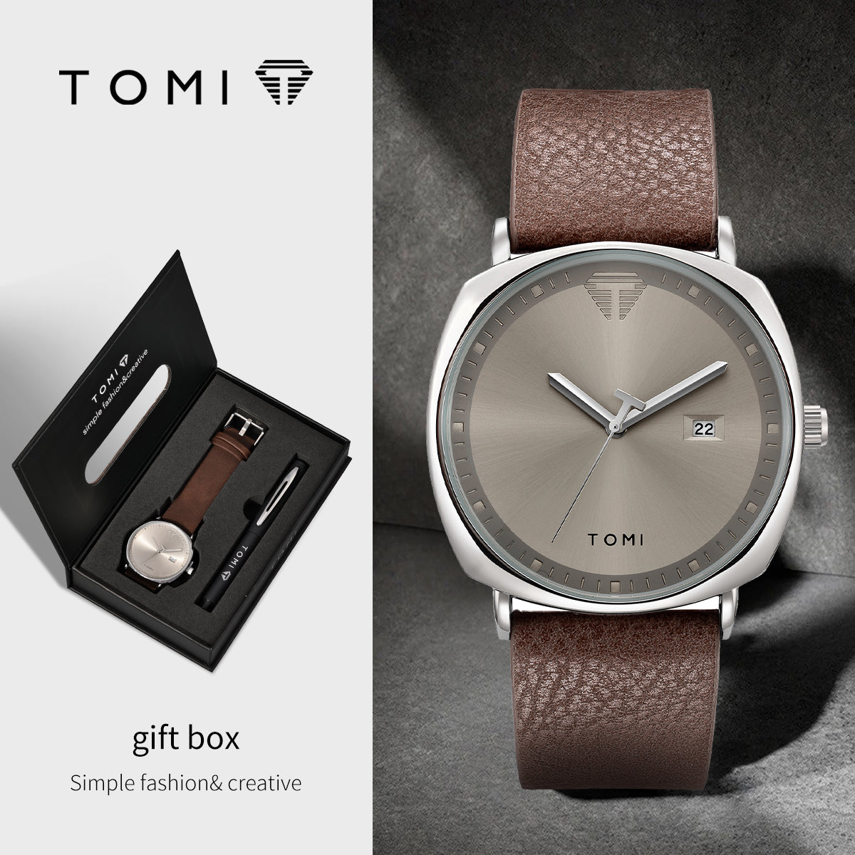 TOMI Men , Women Minimalist Fashion Sports Watch