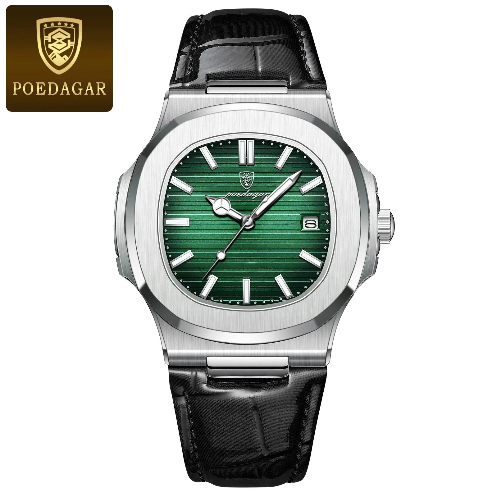 POEDAGAR Brand Business Luminous Waterproof Watch For Men & women