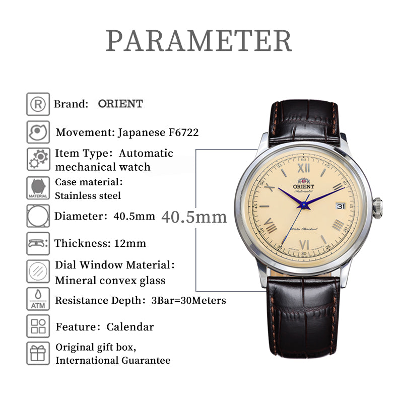 ORIENT Man's Original Japanese Automatic Mechanical Watches