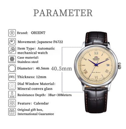 ORIENT Man's Original Japanese Automatic Mechanical Watches