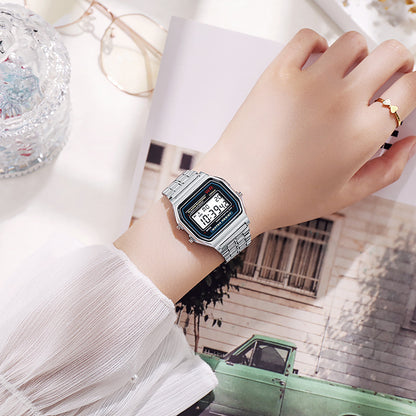 Mens, Womens Electronic Digital Display Retro Style Clock