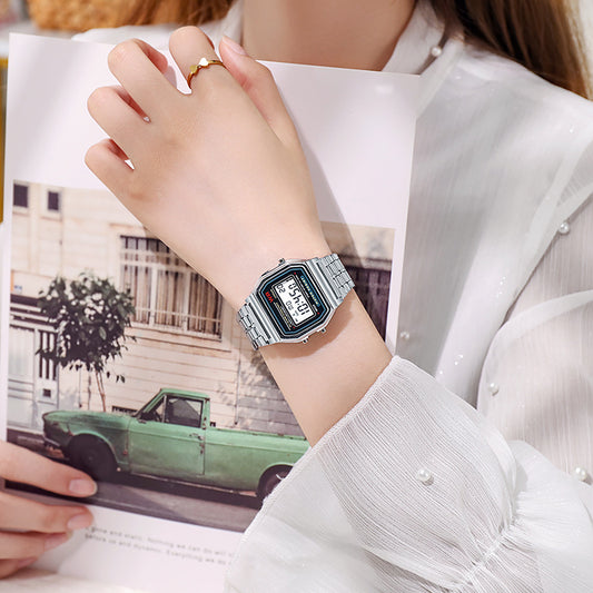 Mens, Womens Electronic Digital Display Retro Style Clock