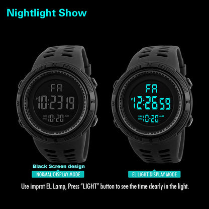 Mens Digital Sports Watch