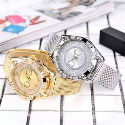 DQG Women's Starry Sky Diamond-encrusted Quartz Watch