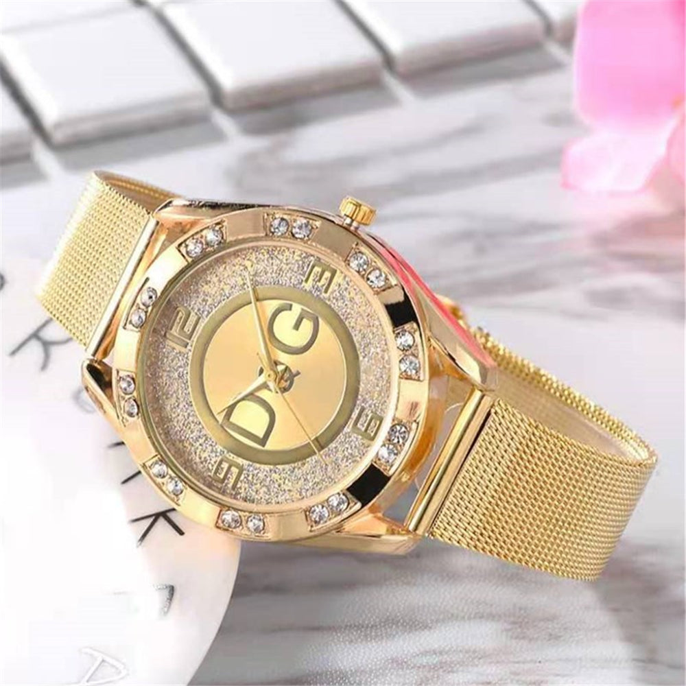 DQG Women's Starry Sky Diamond-encrusted Quartz Watch