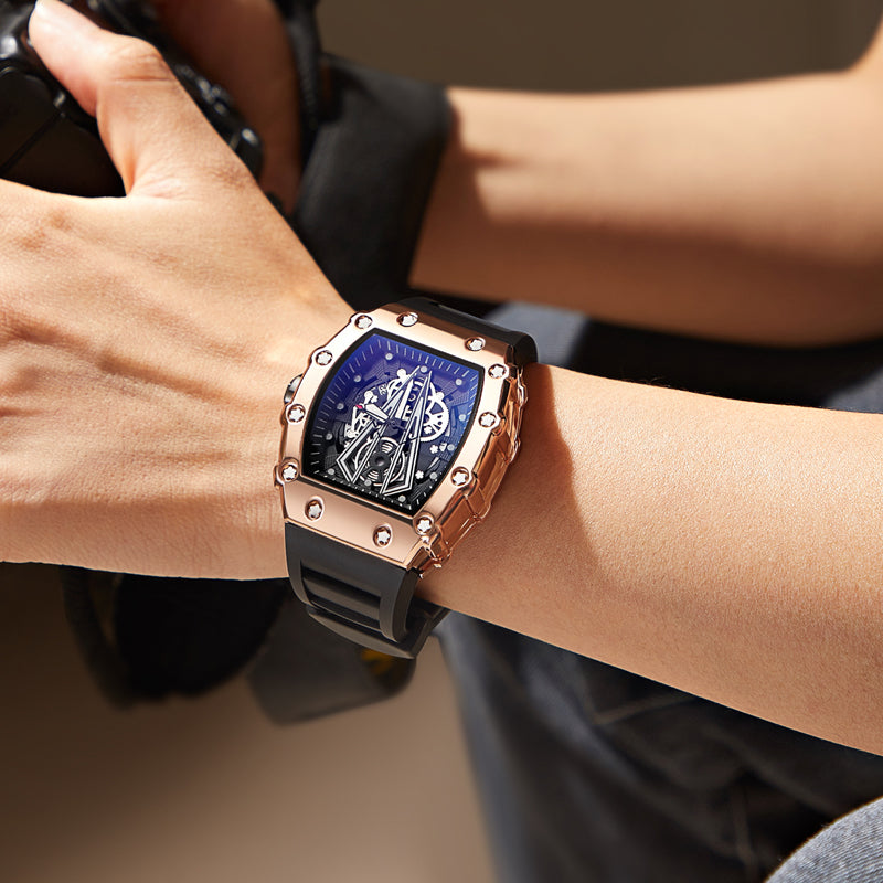 Large Dial Waterproof Luminous  Quartz Watch For Men