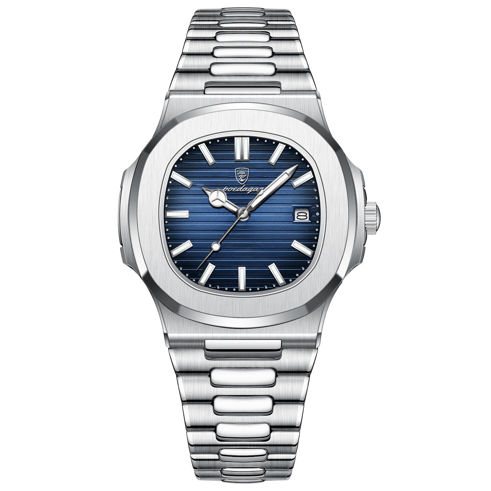 POEDAGAR Brand Business Luminous Waterproof Watch For Men & women