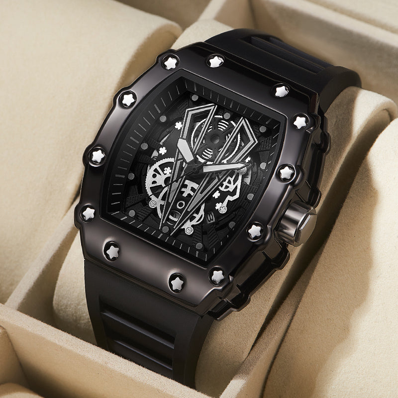 Large Dial Waterproof Luminous  Quartz Watch For Men