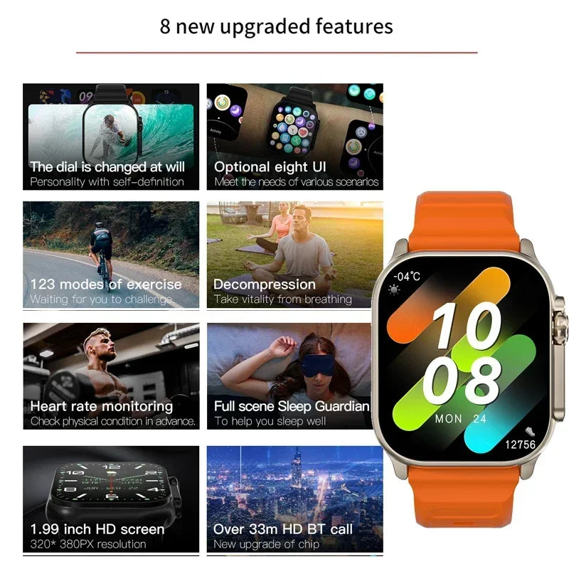 LAXASFIT T900Ultra Smartwatch Bluetooth