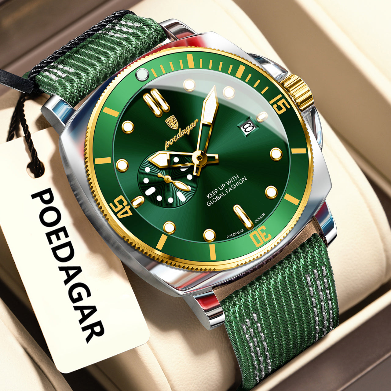 POEDAGAR Fashion Luxury Man Wristwatch