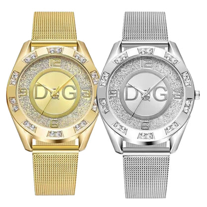 DQG Women's Starry Sky Diamond-encrusted Quartz Watch