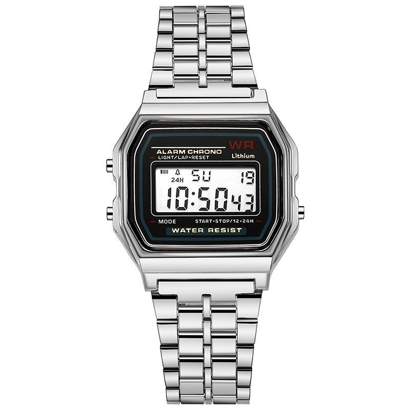 Mens, Womens Electronic Digital Display Retro Style Clock