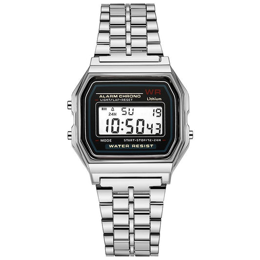 Mens, Womens Electronic Digital Display Retro Style Clock