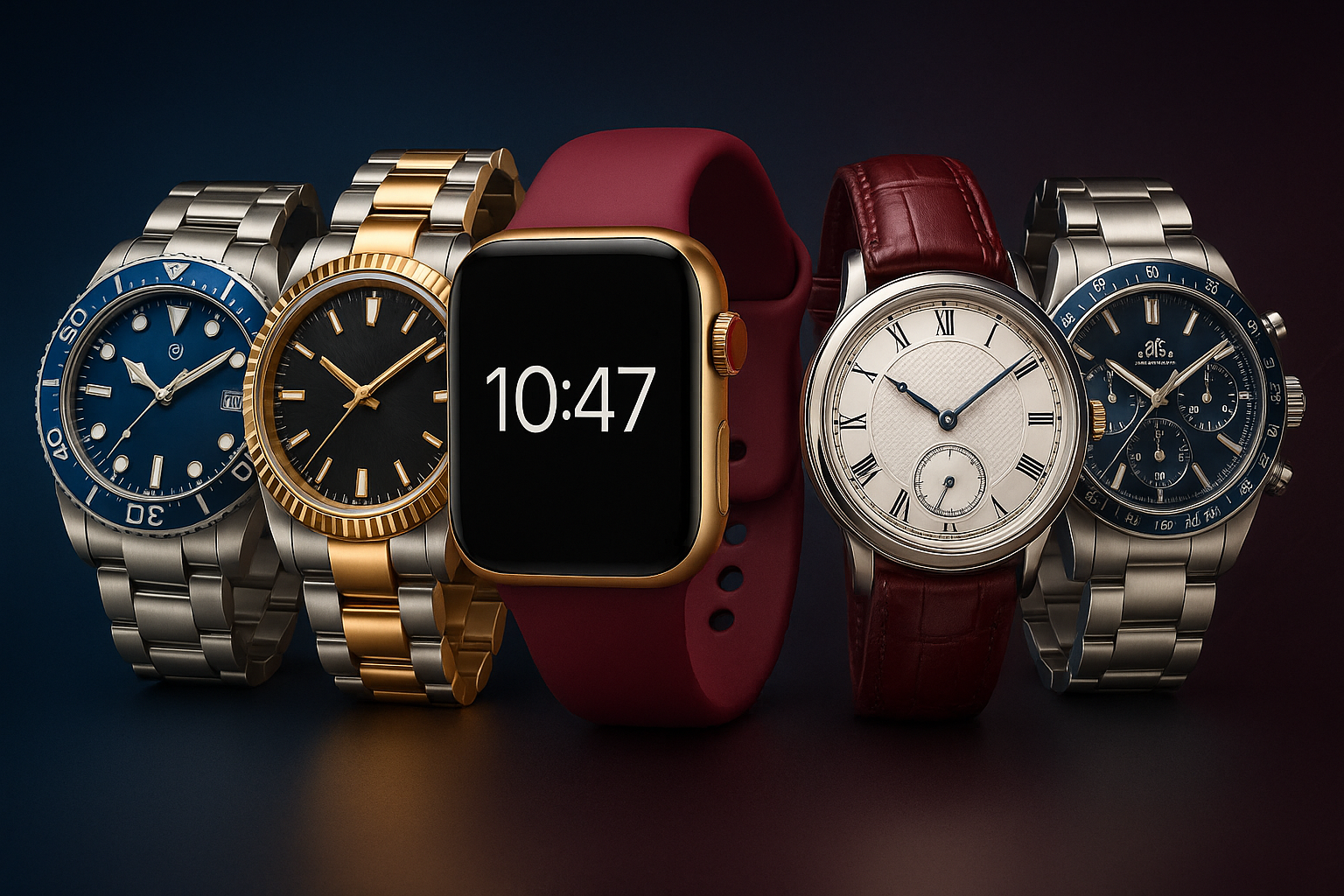 generate colored banner for the account with multi watches