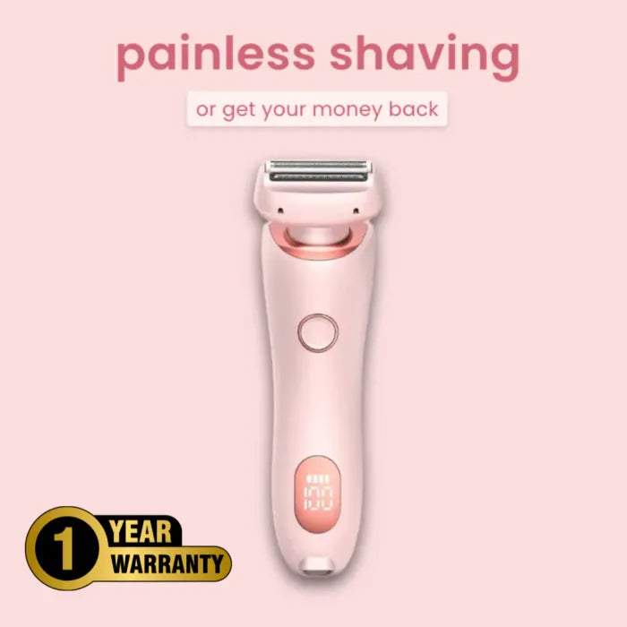 Electric Foil Shaver for Women, Stainless Steel Blade, USB Rechargeable, Wet/Dry Use, 800mAh Battery, 30-45 Min Runtime, Washable Razor, for Full Body Hair Removal - Underarm, Leg, Face, Bikini Area